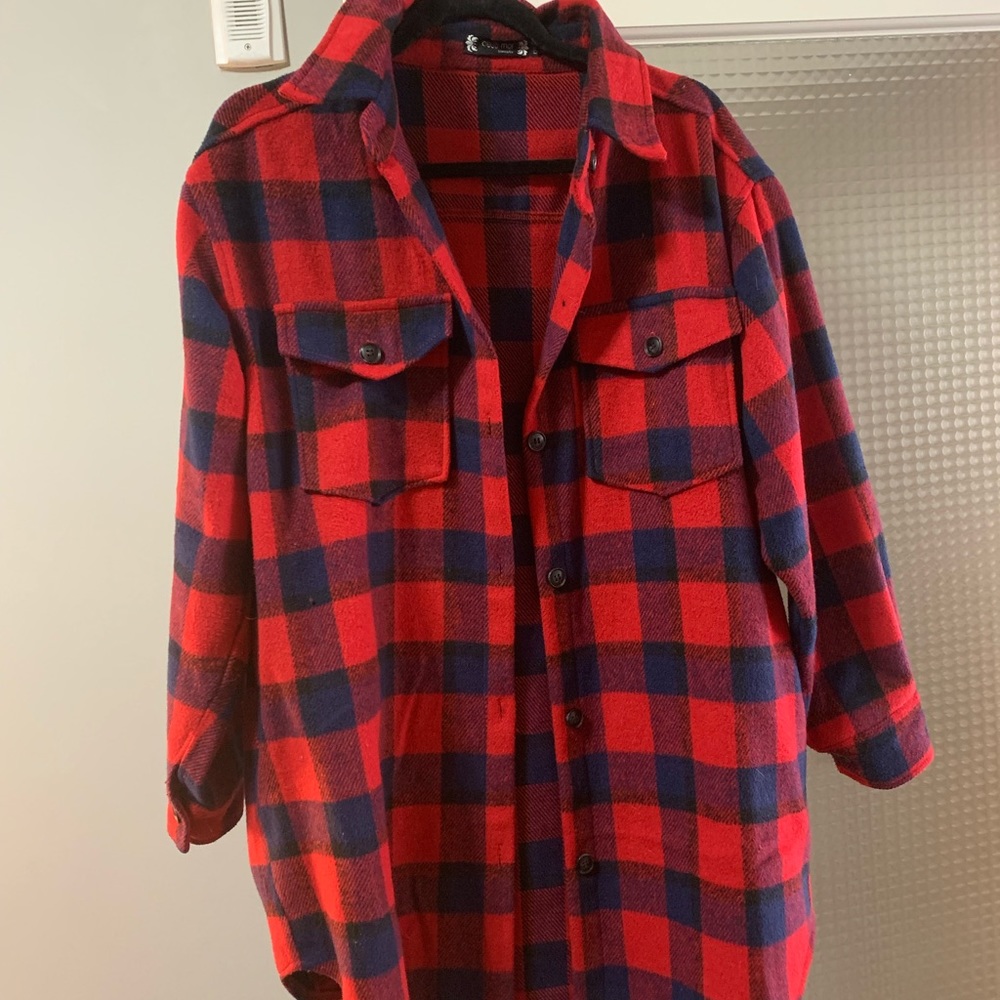 C’est Moi Plaid Shacket